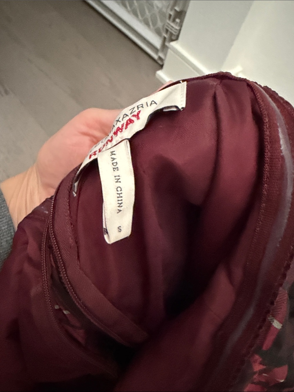 BCBGMaxAzria Viviene Westwood Style Strapless Red Plaid & Solid Cocktail Dress S - Picture 3 of 3
